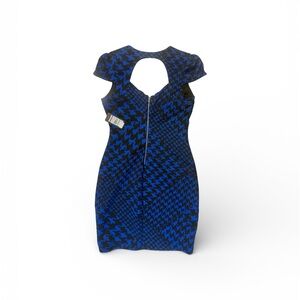 Guess Blue and Black Backless Dress